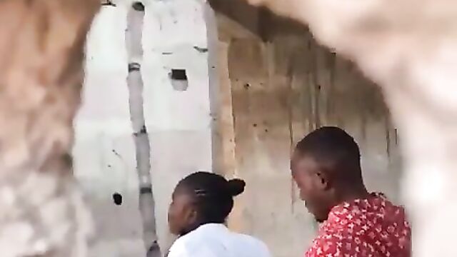 Corrupt schoolgirl getting chopped in an uncompleted building - 4 image