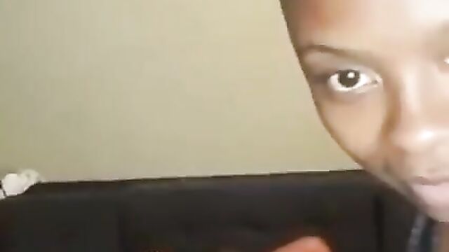 Girl records herself drinking as her friend receives head at a house party - 1 image