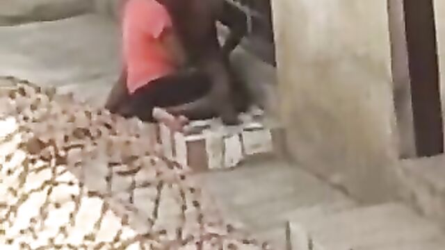 Lagos couple caught doing it outdoors in public - 1 image