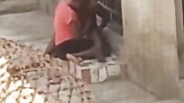 Lagos couple caught doing it outdoors in public - 3 image