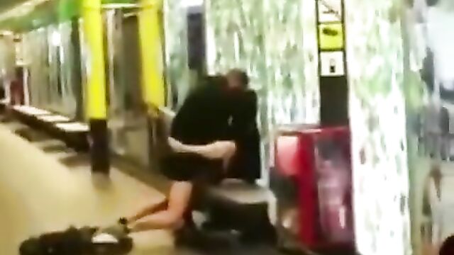 Caught bonking at a train stop - 5 image