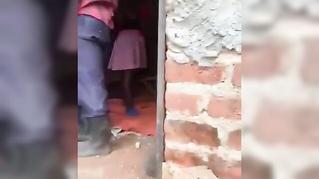 Wife caught her husband having incest sex with her daughter in an uncompleted building - 2 image