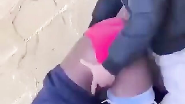 Homeless man having sex in public - 3 image