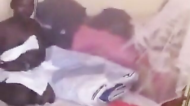 Cheating Boyfriend And Side Chick Caught Naked In Bed Having Sex - 4 image