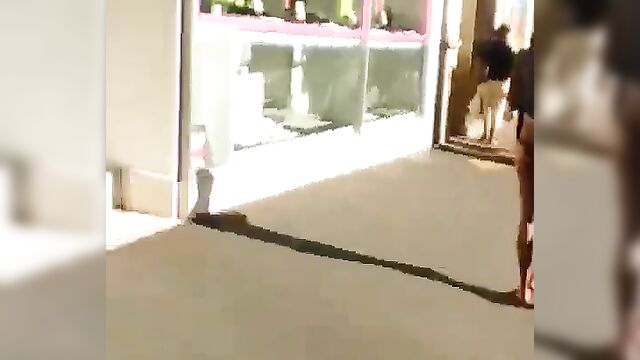 Whore caught showing pussy to passersby in public for $1 - 5 image