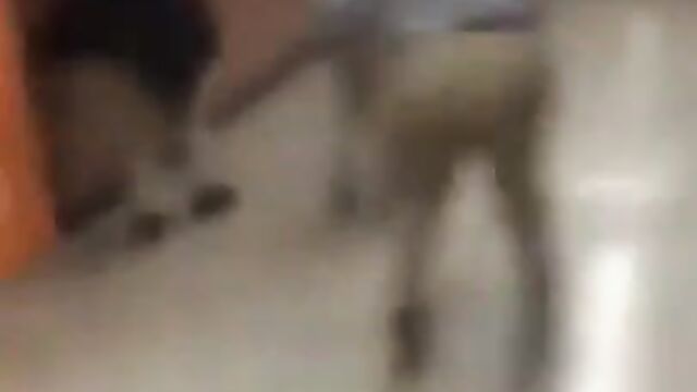 Ass exposed in public as school girls fight over a guy - 1 image