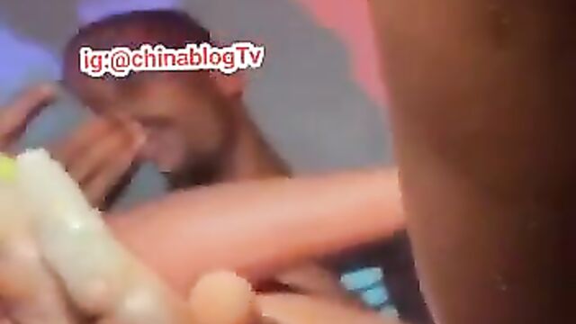 Runs Girls Strippers Vibing At A Wild Pool Party In Nigeria - 4 image