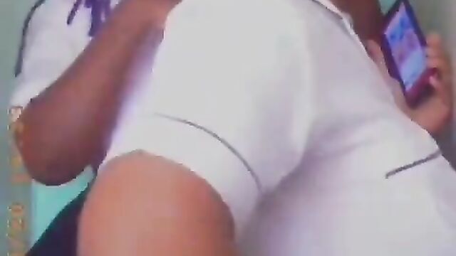 Spoilt Schoolgirls Showing Ass After School - 4 image