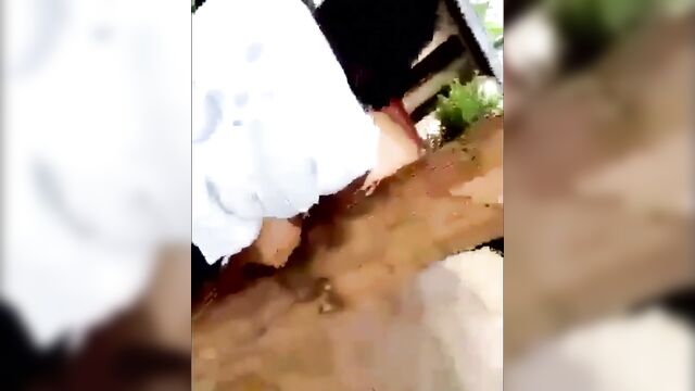 Wife beats and strips side chick whore for having sex with her husband - 5 image