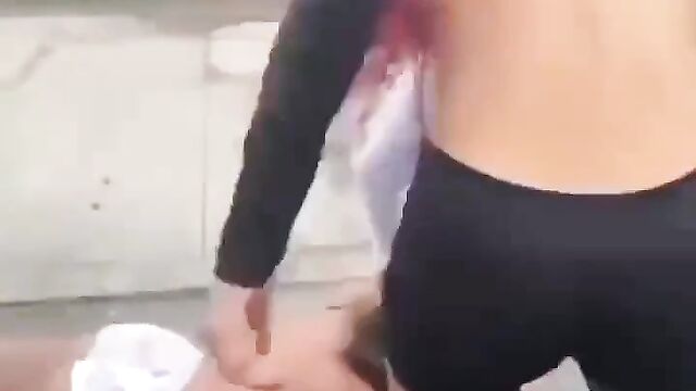 Boobs out as girlfriend gets caught and beaten for allegedly snatching her friend’s boyfriend - 5 image