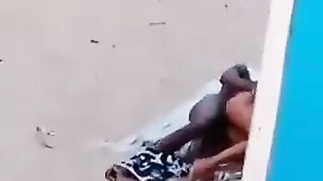 Randy Couple Caught In The Act In Public!