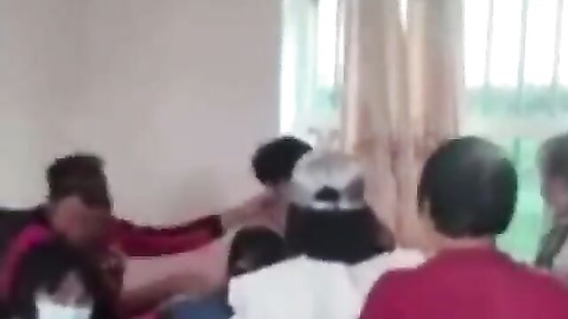 He was caught cheating on his wife in her house and her family beat his ass - 4 image