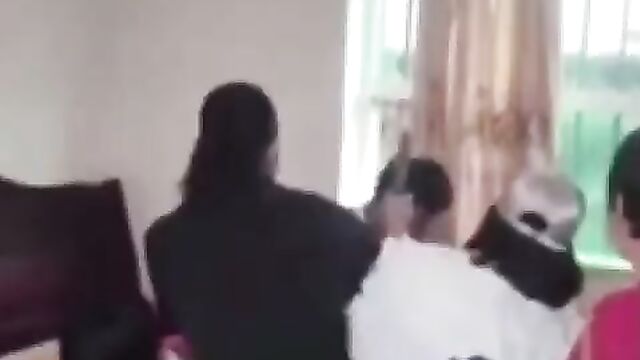 He was caught cheating on his wife in her house and her family beat his ass - 5 image