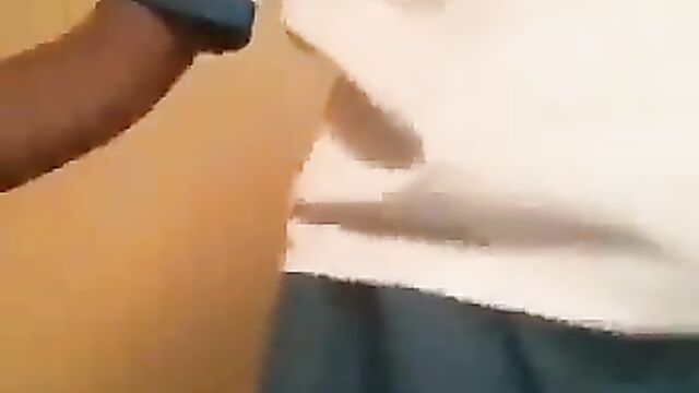 Naughty Ghanaian school girl caught shaking her big nyash for her teacher on camera - 3 image