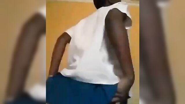 Mzansi School Girl Showing Her Ass And Pussy To Her Boyfriend Sex Tape Leaked - 1 image