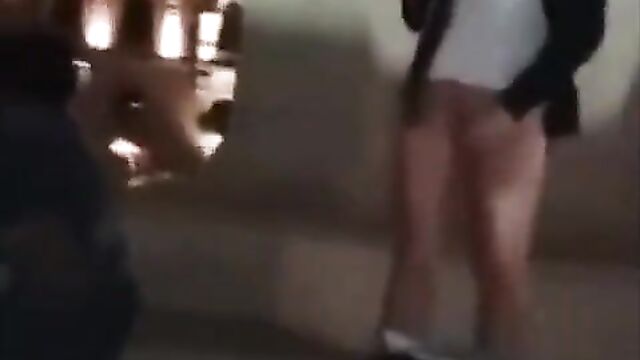 Another blow job in public at a party - 1 image