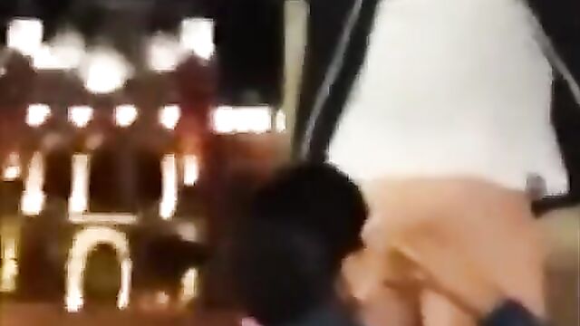 Another blow job in public at a party - 4 image