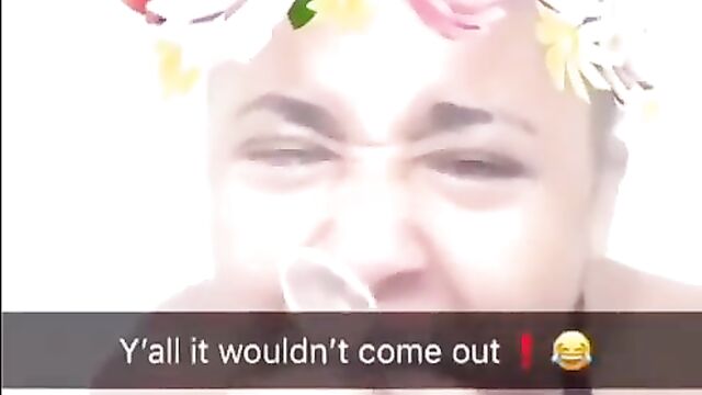 Chick puts condom in her nose, but it won’t come out! - 5 image