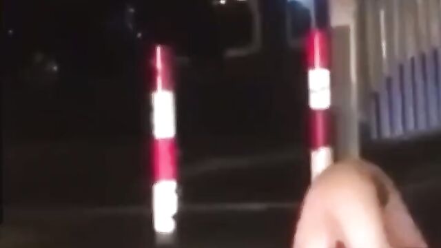 Naked woman masturbating on the road, obstructing traffic - 3 image