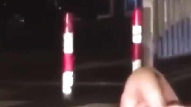 Naked woman masturbating on the road, obstructing traffic - 4 image