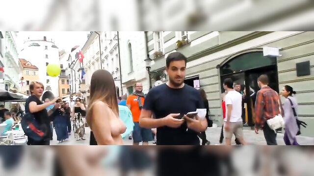 Prostitute Caught Naked In Public - 5 image