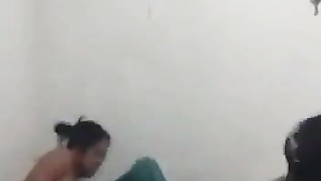 Wife beats side chick’s ass out with sticks after she caught her with cheating husband naked in bed having sex - 1 image