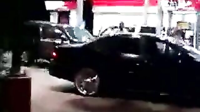 Naked Royal Rumble Fight At A Gas Station - 1 image