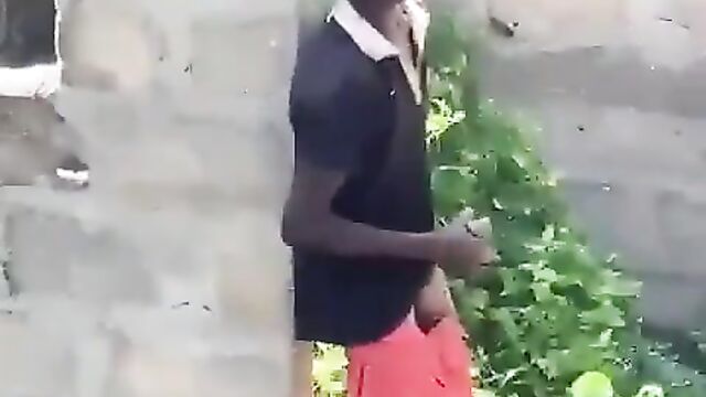 Teenager caught masturbating outdoors