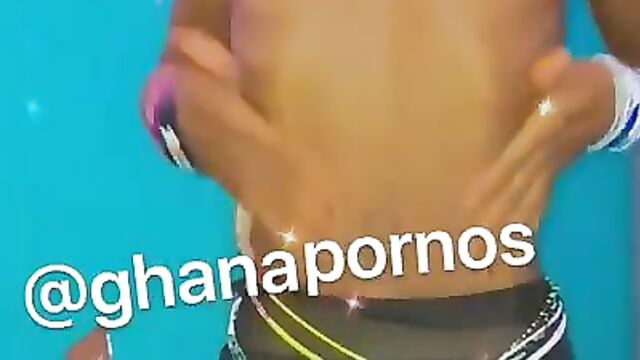 Lucinda Mboma showing her breasts and teasing - 3 image