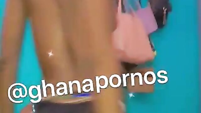 Lucinda Mboma showing her breasts and teasing - 4 image