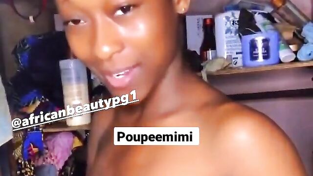 TikTok Girl Poupeemimi Teasing With Her Big Breasts, Showing Nipples - 4 image