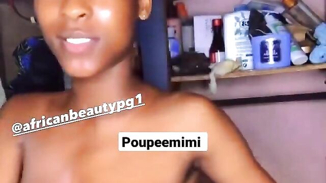 TikTok Girl Poupeemimi Teasing With Her Big Breasts, Showing Nipples - 5 image