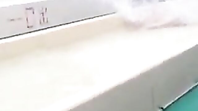 Boobs out as she comes down - 5 image