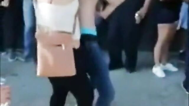 He was shy to do it in public - 1 image