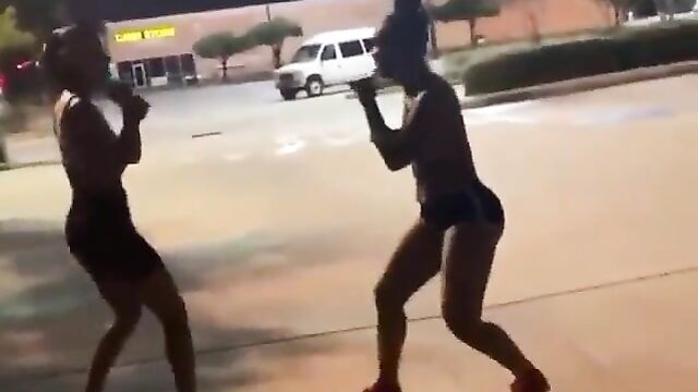 Boobs out as 2 chicks fight in public over a rich boyfriend - 3 image