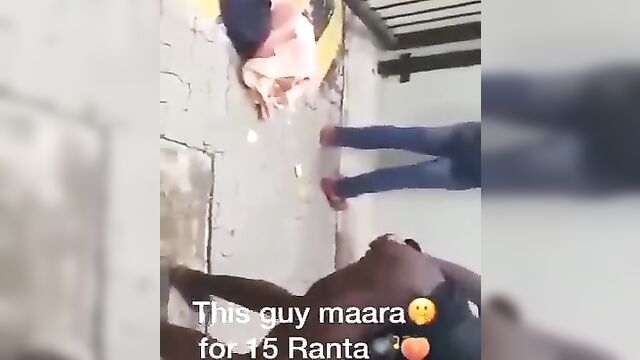 Hot street sex with horny couple in South Africa - 5 image