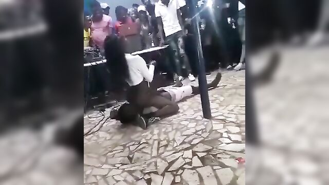 Nude black girl at Mzansi wild party – Part 4