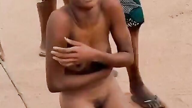 Lady With Fine Breasts Stripped Naked And Beaten In Public For Allegedly Stealing – Part 2 - 5 image