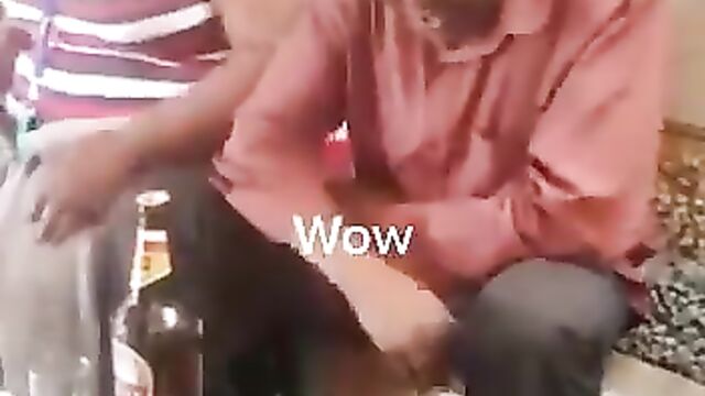 Handjob in a bar - 4 image