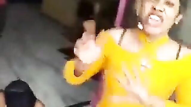 Naked Nigerian lady with boobs exposed, crying after allegedly being used for sex trafficking - 3 image