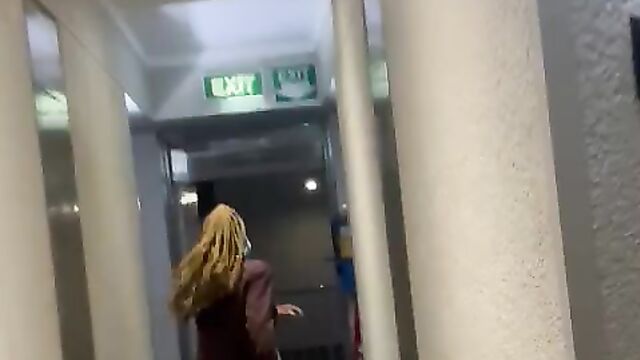 Naked side chick runs for life after wife caught her in hotel room with cheating husband - 3 image