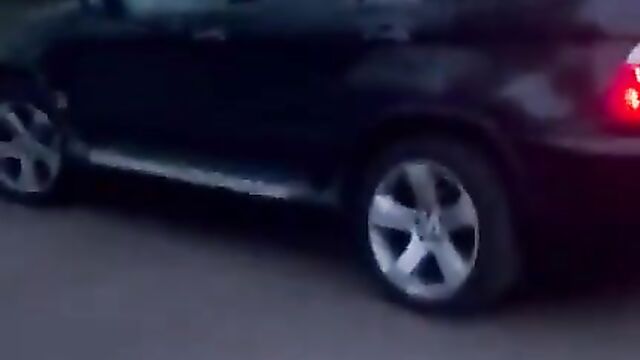 Cheating wife caught naked in a car and busted - 1 image