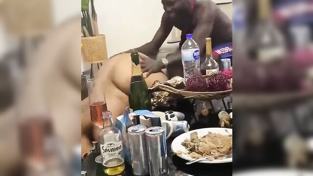 Naked Amateur at alleged Nigerian Yahoo Boy’s sex party - 2 image