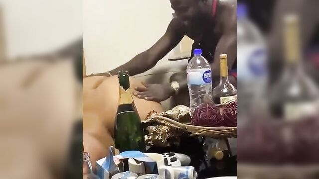 Naked Amateur at alleged Nigerian Yahoo Boy’s sex party - 3 image