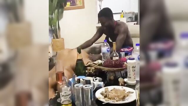 Naked Amateur at alleged Nigerian Yahoo Boy’s sex party - 5 image