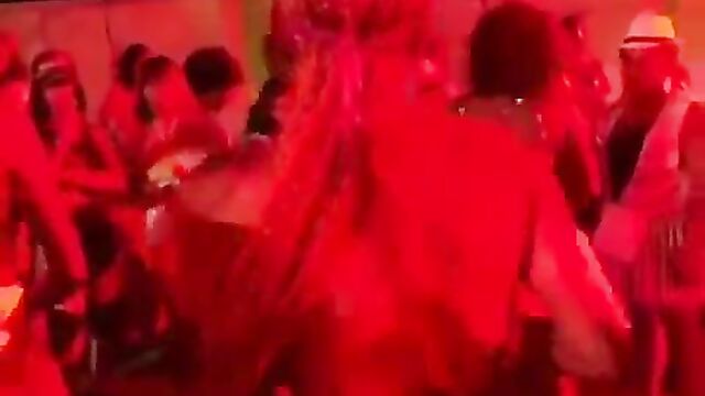 Naked Stripper Showing Her Breasts At A Public Party In Nigeria