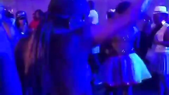 Naked Stripper Showing Her Breasts At A Public Party In Nigeria - 3 image