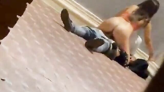 Naked Woman Having Sex In Public At Night