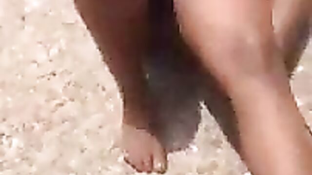 Woman fights, showing pussy in public