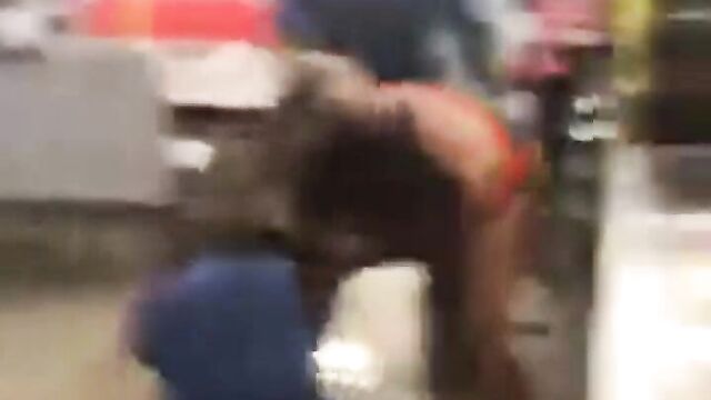 Breast pops out as women fight in a restaurant - 5 image